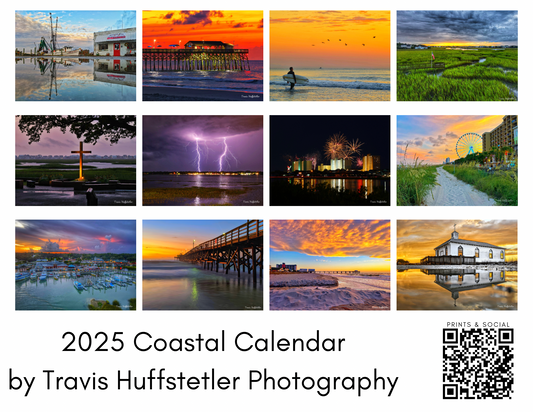 2025 Coastal Wall Calendar by Travis Huffstetler - Travis Huffstetler Photography