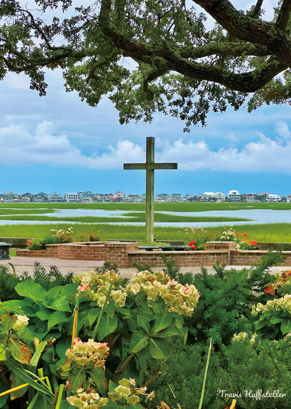 Jigsaw Puzzle Cross at Murrells Inlet - 500 Pieces Puzzle - Travis Huffstetler Photography