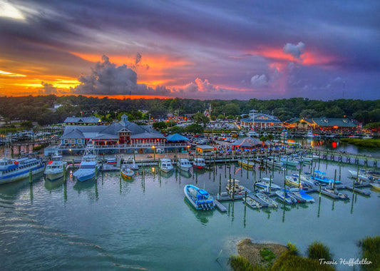 Jigsaw Puzzle Murrells Inlet Sunset - 1000 Pieces Puzzle - Travis Huffstetler Photography