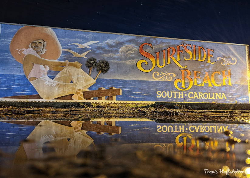 Jigsaw Puzzle Surfside Lady Reflections - 500 Pieces Puzzle - Travis Huffstetler Photography