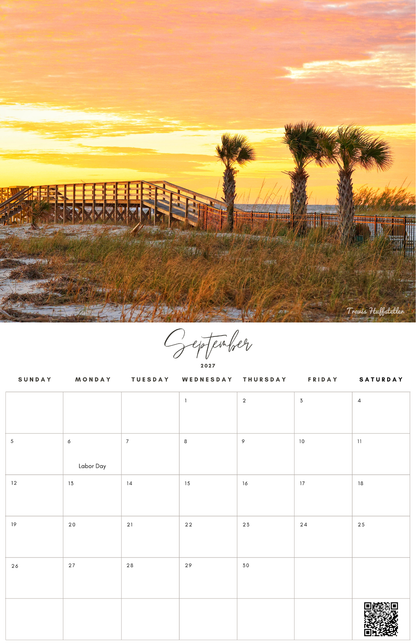 (PRE-SALE) 2027 Pawleys Island Calendar by Travis Huffstetler