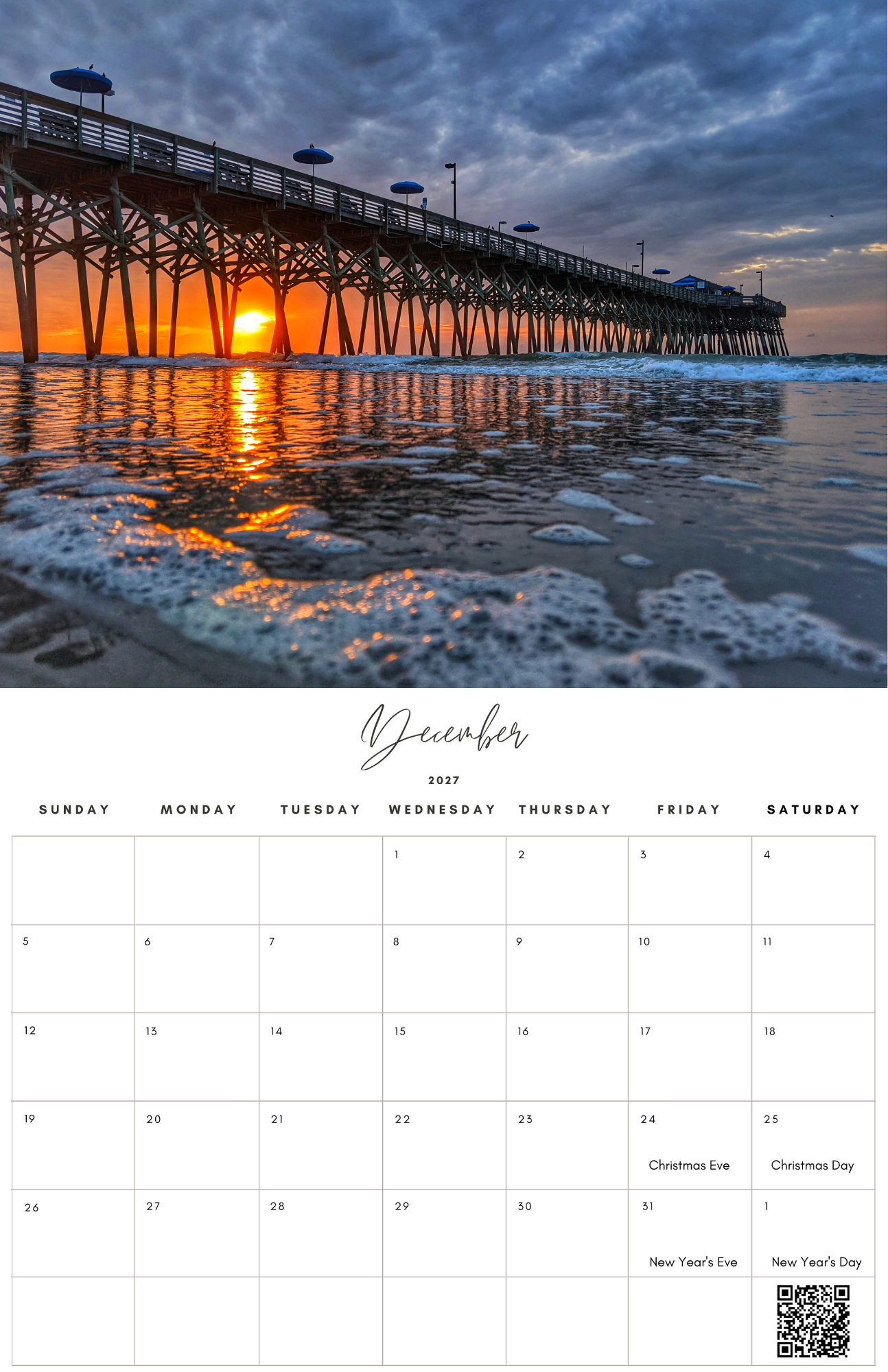 (PRE-SALE) 2027 Murrells Inlet & Garden City Calendar by Travis Huffstetler