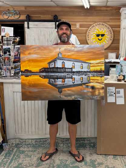 Pawleys Island Chapel Print by Travis Huffstetler