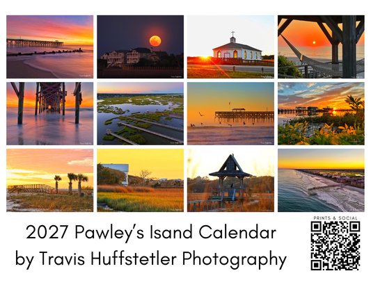 (PRE-SALE) 2027 Pawleys Island Calendar by Travis Huffstetler