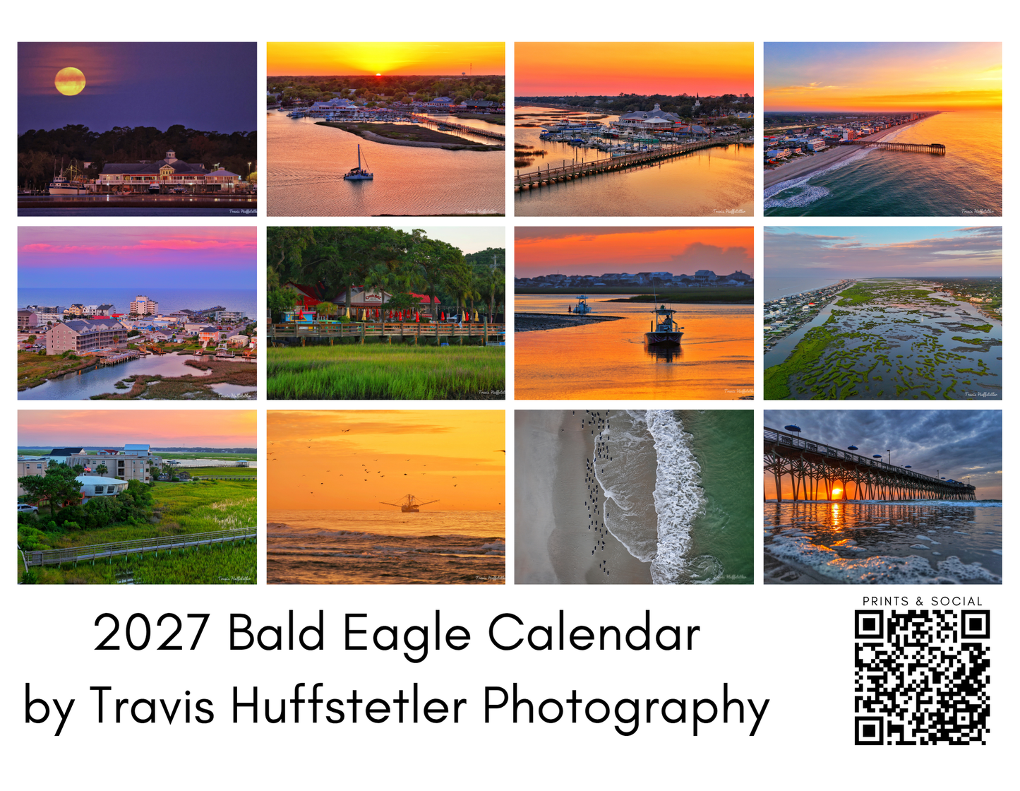 (PRE-SALE) 2027 Murrells Inlet & Garden City Calendar by Travis Huffstetler
