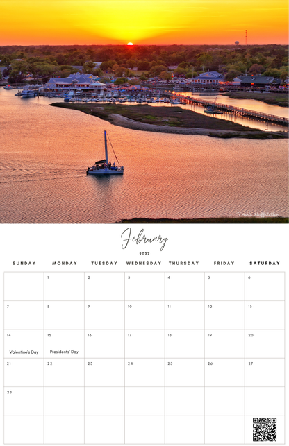 (PRE-SALE) 2027 Murrells Inlet & Garden City Calendar by Travis Huffstetler