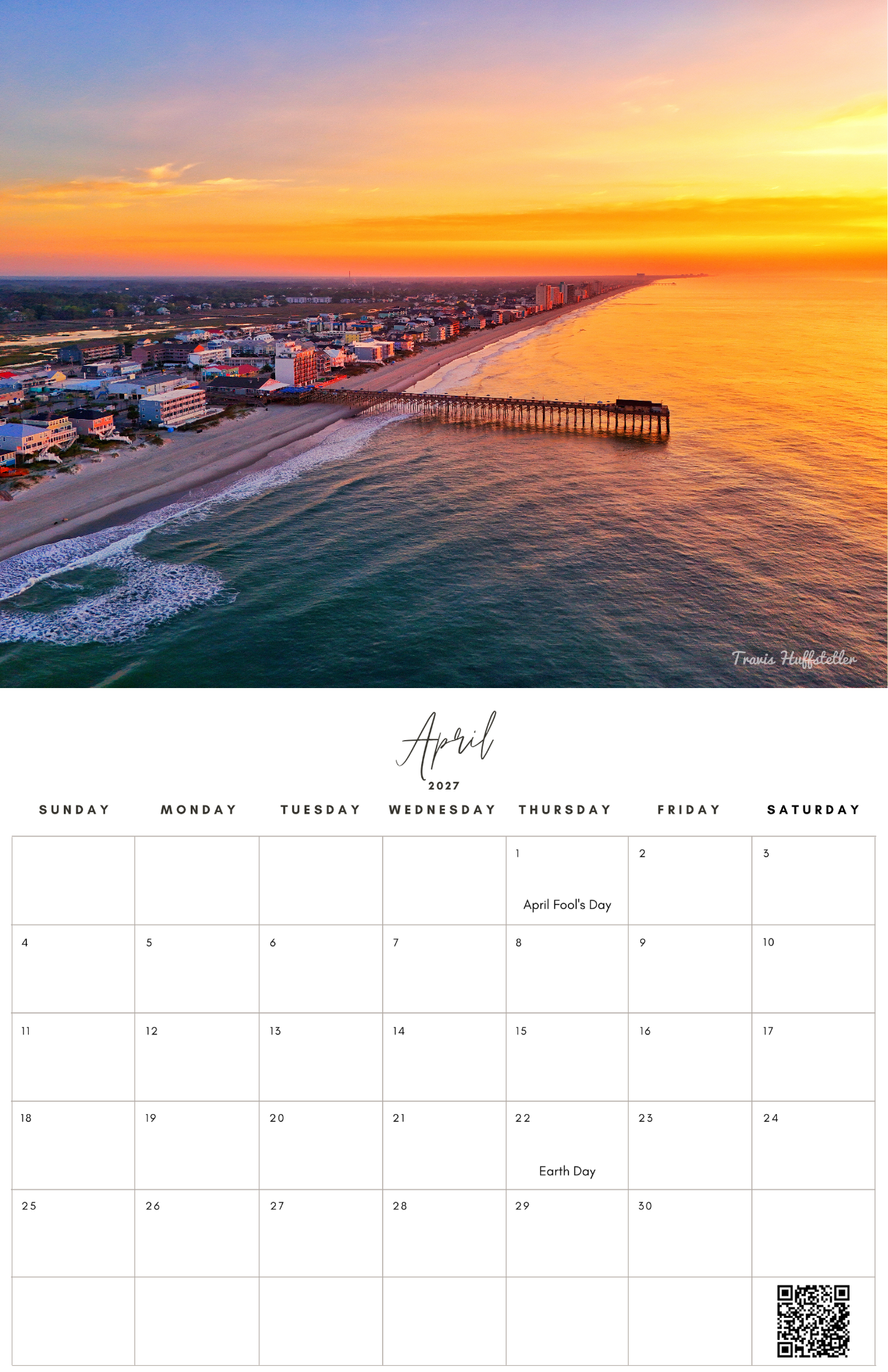 (PRE-SALE) 2027 Murrells Inlet & Garden City Calendar by Travis Huffstetler