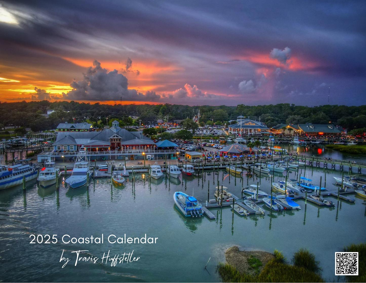 2025 Coastal Wall Calendar by Travis Huffstetler