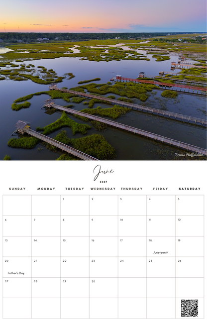 (PRE-SALE) 2027 Pawleys Island Calendar by Travis Huffstetler