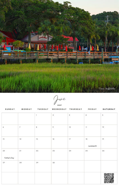(PRE-SALE) 2027 Murrells Inlet & Garden City Calendar by Travis Huffstetler