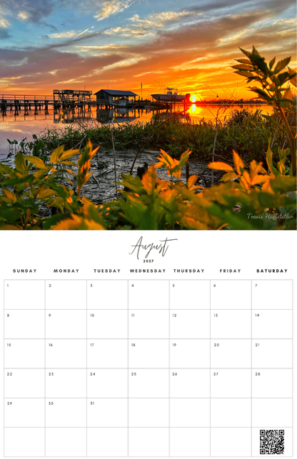 (PRE-SALE) 2027 Pawleys Island Calendar by Travis Huffstetler