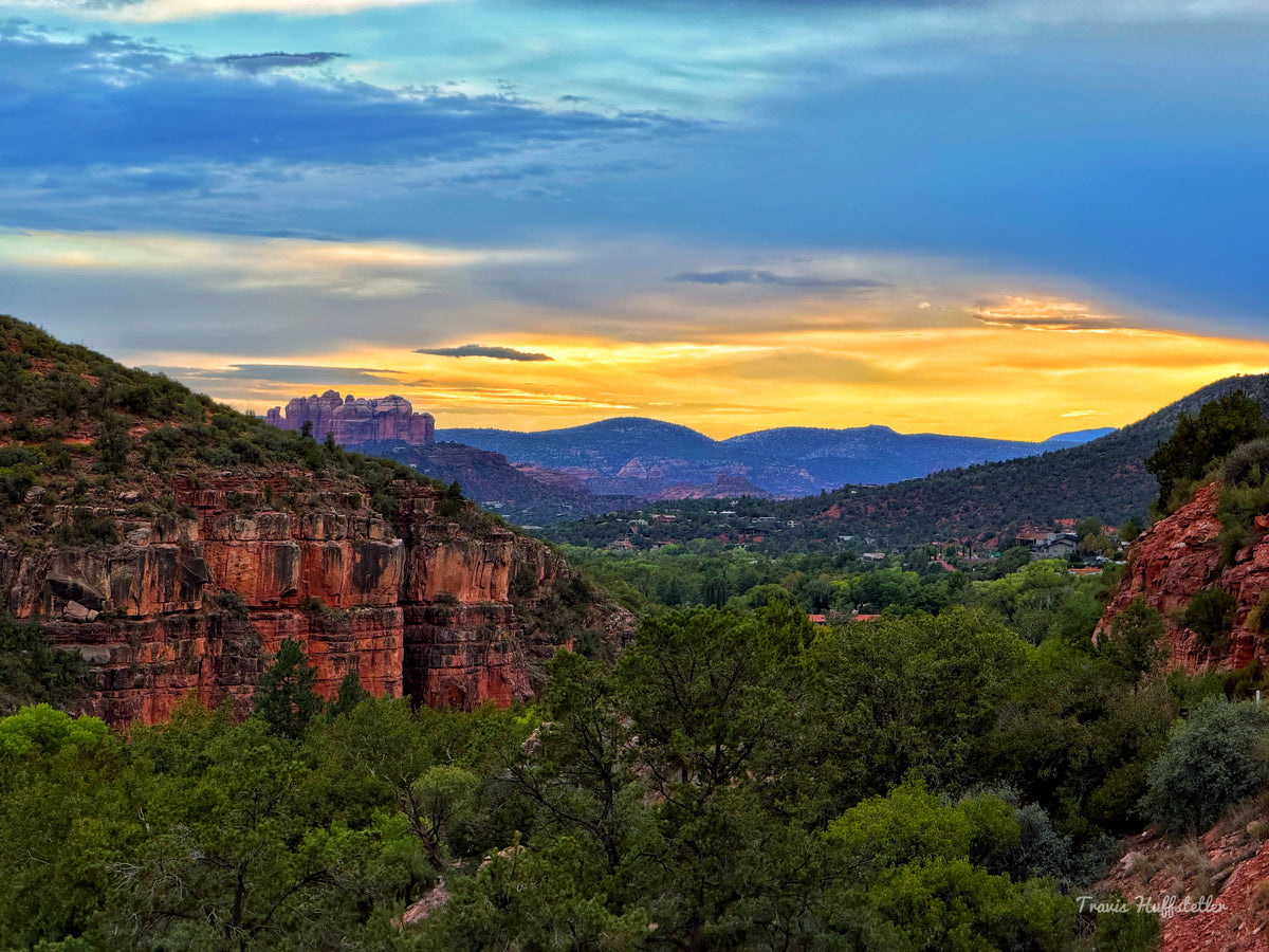 Beyond the Red Rocks | 8.5x11 Signed Limited Edition Fine Art Print | #007 American Road Collection