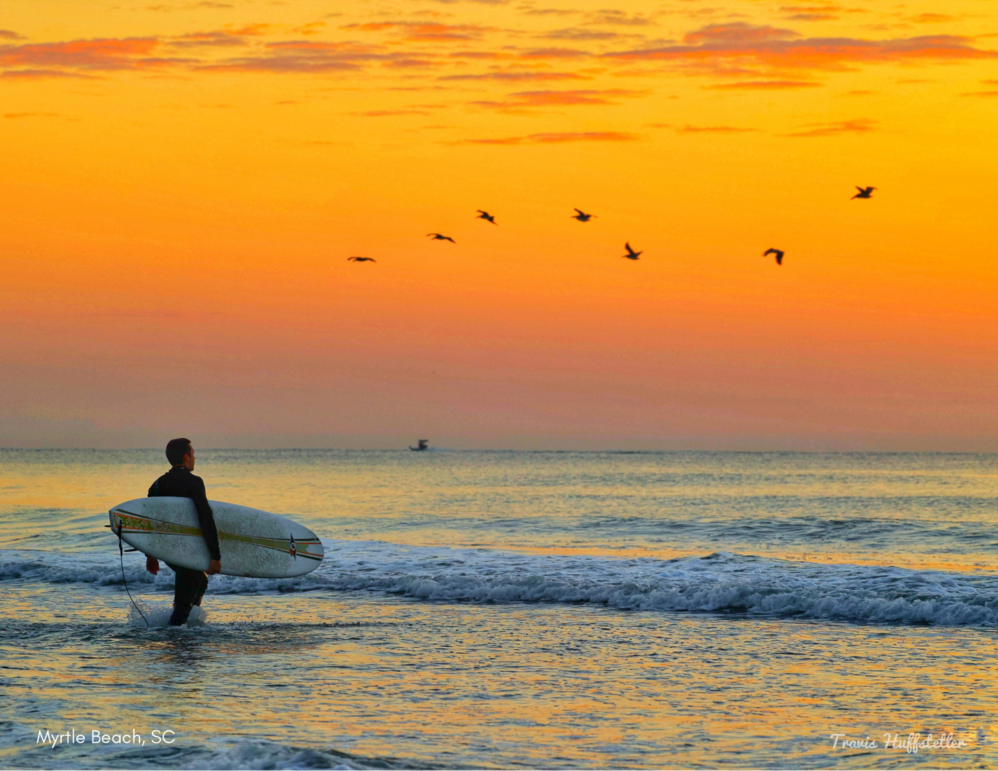 2025 Coastal Wall Calendar by Travis Huffstetler