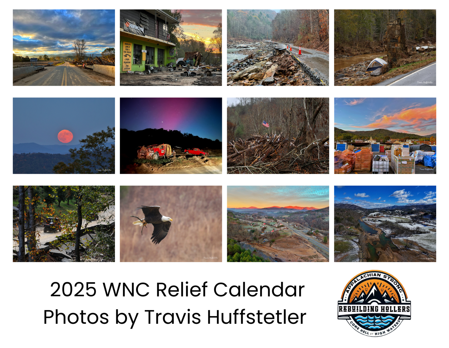 2025 WNC Relief Calendar (50% of All Proceeds Goes to the Rebuilding Hollers Foundation!!!)