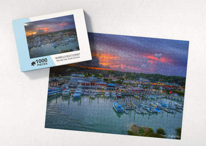Jigsaw Puzzle Murrells Inlet Sunset - 1000 Pieces Puzzle - Travis Huffstetler Photography